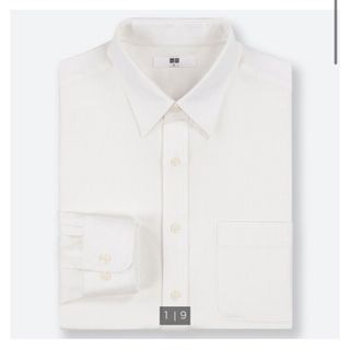 ユニクロ(UNIQLO)のユニクロ　Lサイズ　ワイシャツ  ファインクロスドビーシャツ(シャツ)