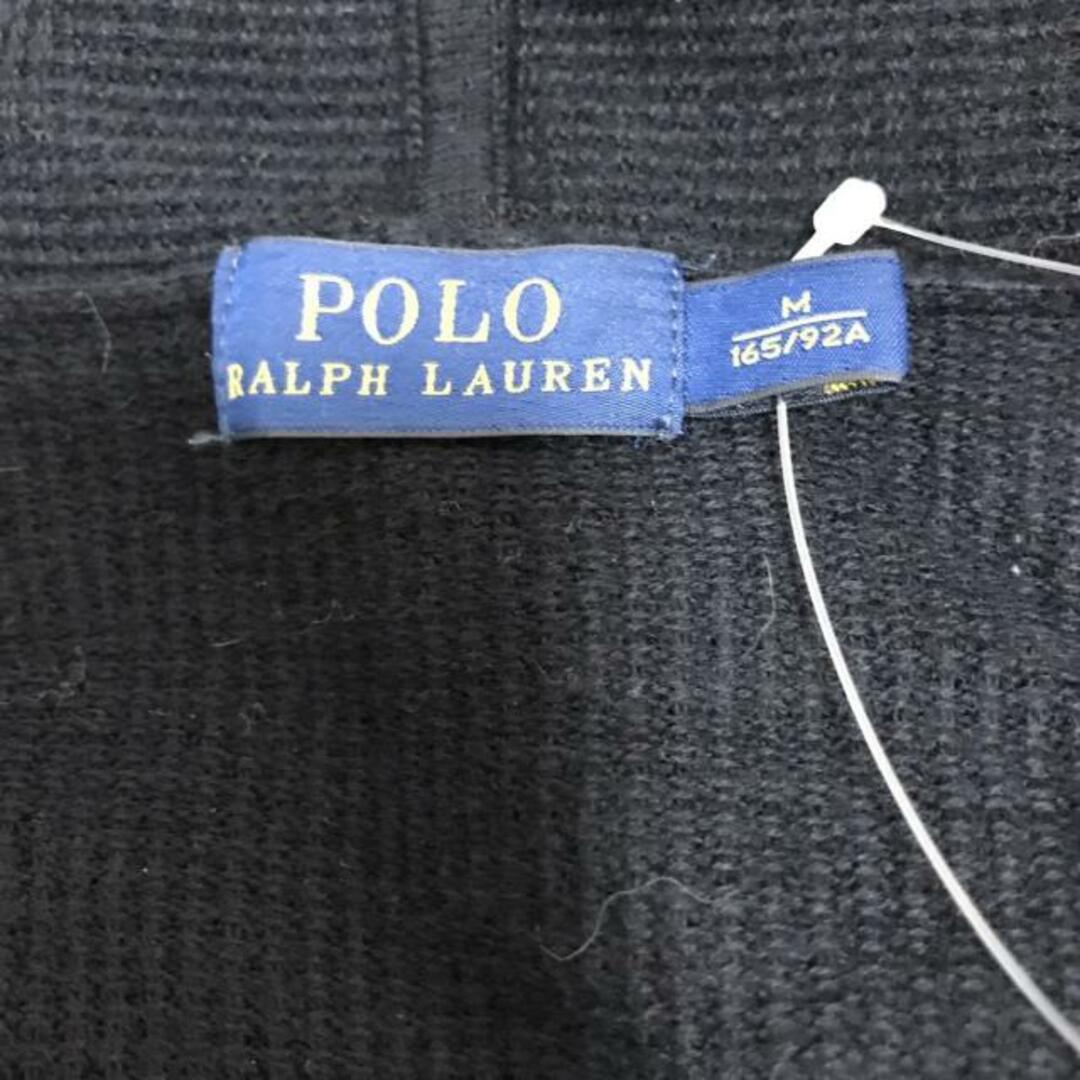 POLO RALPH LAUREN(ポロラルフローレン)のPOLObyRalphLauren(ポロラルフローレン) カーディガン サイズM レディース - 黒 長袖/ロング丈 レディースのトップス(カーディガン)の商品写真