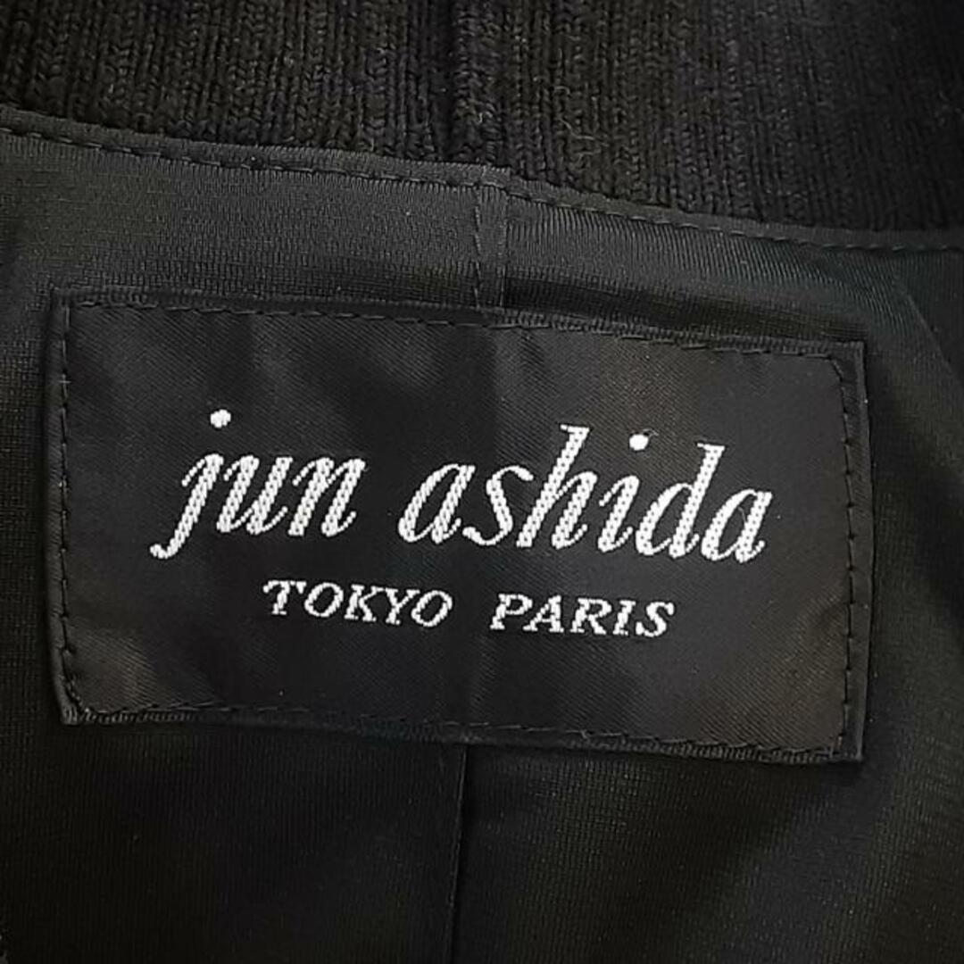 jun ashida(ジュンアシダ)のJUN ASHIDA(ジュンアシダ) カーディガン サイズ11 M レディース美品  - 黒×白 長袖 レディースのトップス(カーディガン)の商品写真