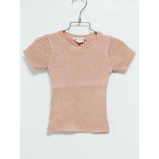 【値下げ!】‡ボンポワン/BONPOINT‡115cm 半袖ニット ピンク系【中古】子供服 キッズ kids 女の子 春秋 919032 tops(ニット/セーター)