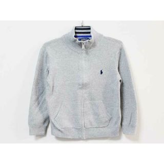 ラルフローレン(Ralph Lauren)の【値下げ!】《ラルフローレン/Ralph Lauren》110cm ニットブルゾン/セーター グレー【中古】子供服 キッズ kids 男の子 秋 729022 otr(ニット/セーター)