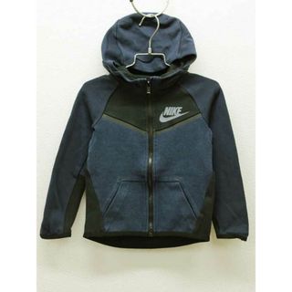 NIKE - 【値下げ!】◇ナイキ/NIKE◇96-104cm テックフリースパーカー/スウェット 紺×黒【中古】子供服 キッズ kids 男の子 秋冬 409032 tops