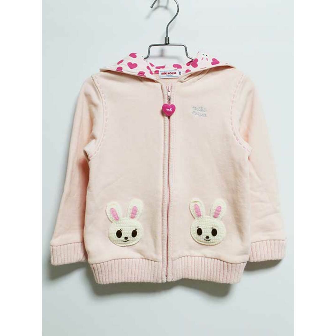 mikihouse(ミキハウス)の‡ミキハウス/mikihouse‡110cm パーカー ピンク【中古】子供服 キッズ kids 女の子 春秋冬 tops 612042 キッズ/ベビー/マタニティのベビー服(~85cm)(その他)の商品写真