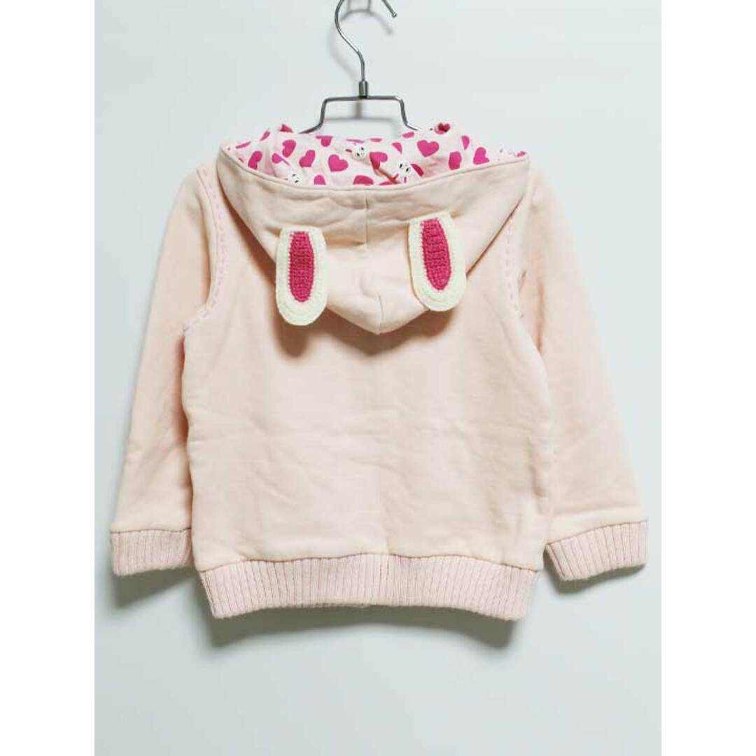 mikihouse(ミキハウス)の‡ミキハウス/mikihouse‡110cm パーカー ピンク【中古】子供服 キッズ kids 女の子 春秋冬 tops 612042 キッズ/ベビー/マタニティのベビー服(~85cm)(その他)の商品写真