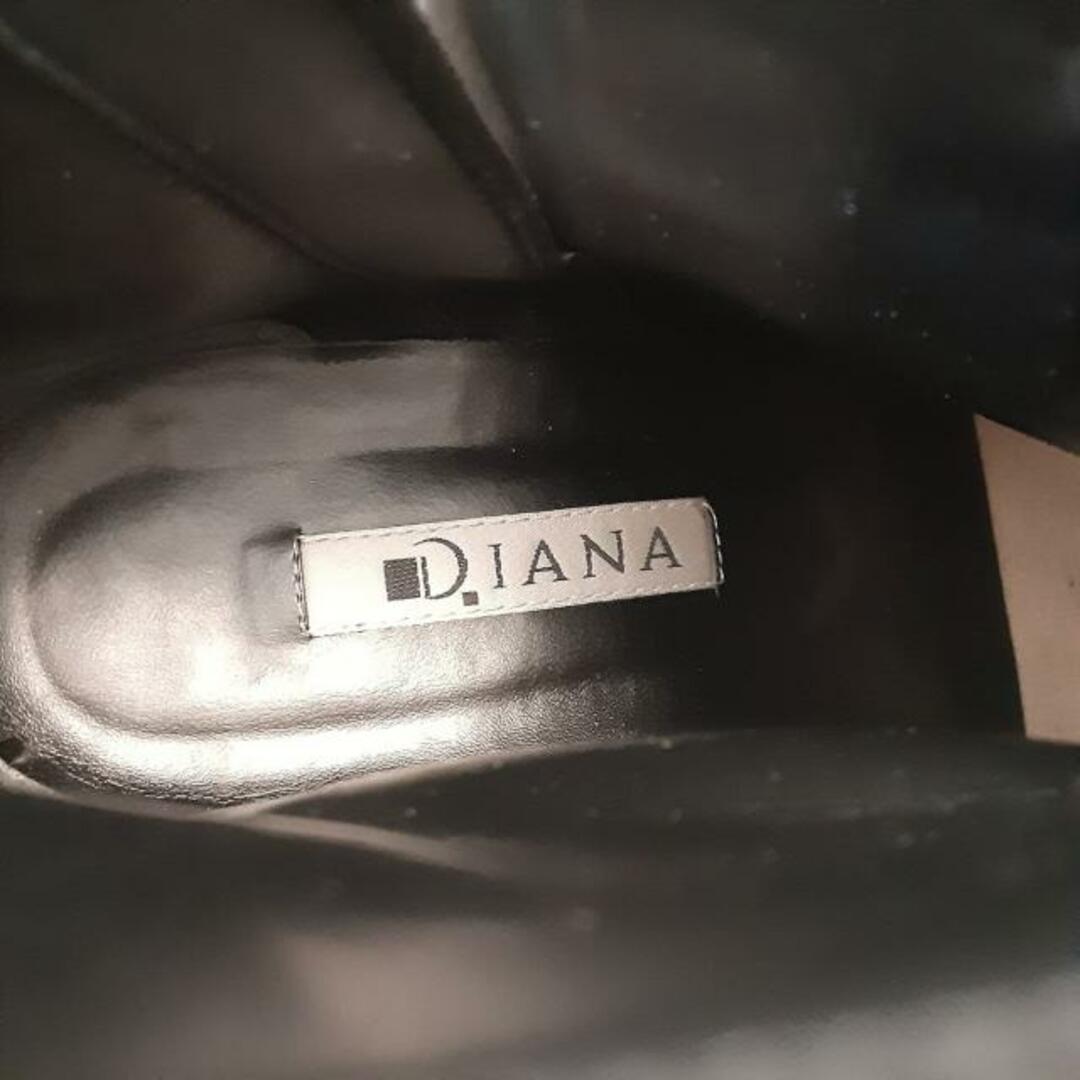 DIANA(ダイアナ)のDIANA(ダイアナ) ショートブーツ 23 レディース - 黒 レザー×スエード レディースの靴/シューズ(ブーツ)の商品写真
