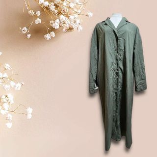 ロングシャツジャケット コート ワンピース(ロングワンピース/マキシワンピース)