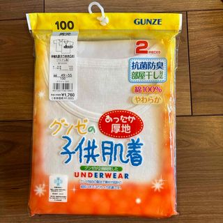 グンゼ(GUNZE)の100 半袖肌着　男児　２枚入り(下着)