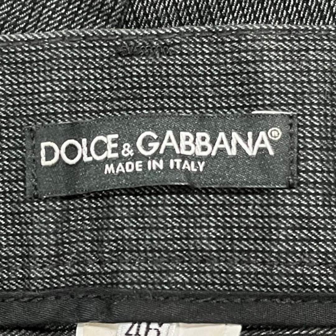 DOLCE&GABBANA(ドルチェアンドガッバーナ)のDOLCE&GABBANA(ドルチェアンドガッバーナ) パンツ サイズ46 S メンズ美品  - ダークグレー フルレングス メンズのパンツ(その他)の商品写真