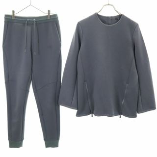 UNIQLO - ユニクロ プラスジェイ 長袖 ドライ スウェット 上下 セットアップ M グレー UNIQLO ＋J パンツ レディース 古着 【240307】