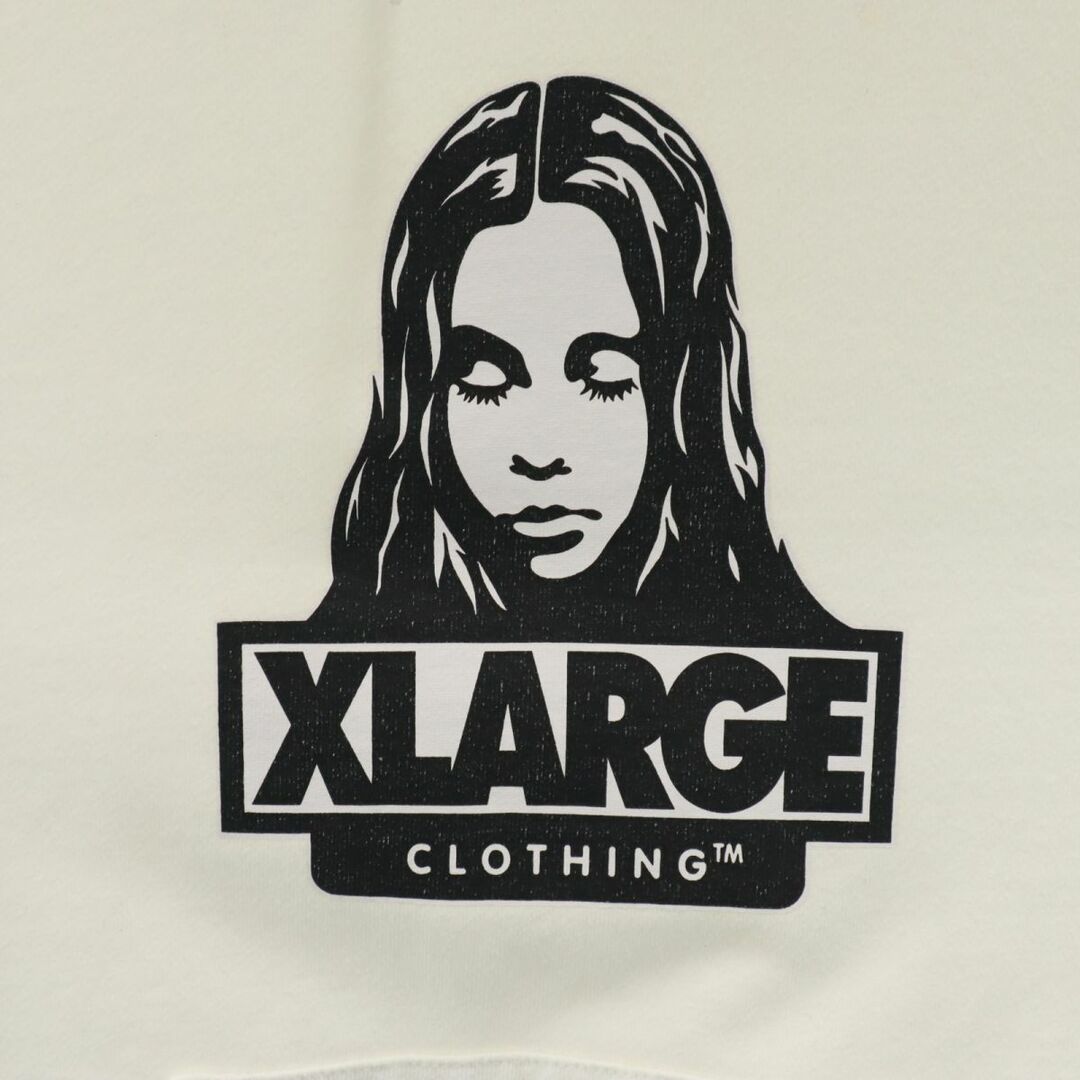 XLARGE(エクストララージ)のエクストララージ 長袖 スウェットパーカー M 白 XLARGE メンズ 古着 【240307】 メンズのトップス(パーカー)の商品写真