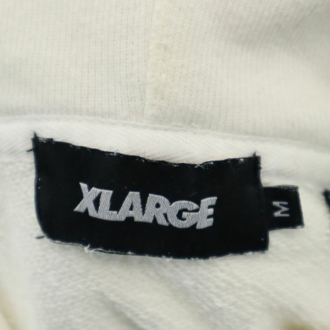 XLARGE(エクストララージ)のエクストララージ 長袖 スウェットパーカー M 白 XLARGE メンズ 古着 【240307】 メンズのトップス(パーカー)の商品写真