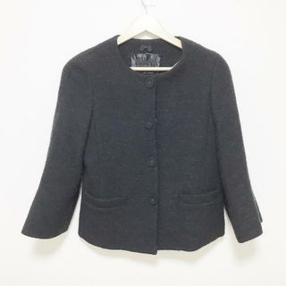 ドレステリア(DRESSTERIOR)のDRESSTERIOR(ドレステリア) ジャケット レディース美品  - 黒 七分袖/ツイード/秋/冬(その他)