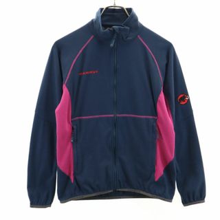 マムート(Mammut)のマムート アウトドア 長袖 ジップジャケット M ネイビー×ピンク Mammut レディース 古着 【240307】(その他)