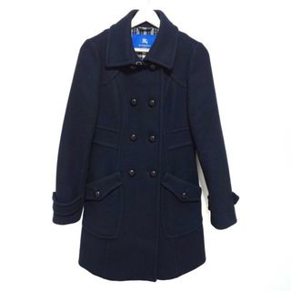 Burberry Blue Label(バーバリーブルーレーベル) コート サイズ40 M レディース - 黒 長袖/冬