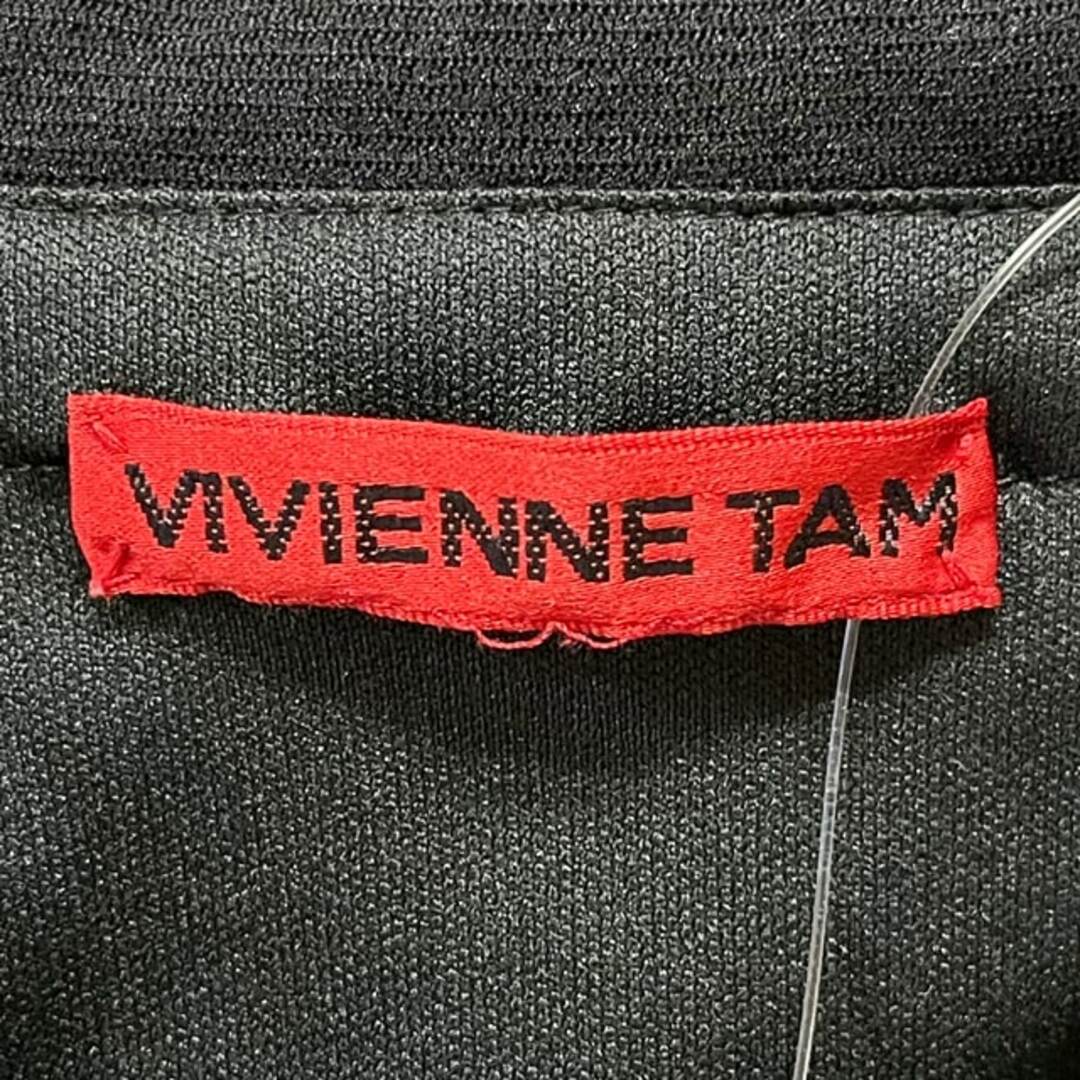 VIVIENNE TAM(ヴィヴィアンタム)のVIVIENNE TAM(ヴィヴィアンタム) ワンピース サイズO レディース美品  - 黒 長袖/ひざ丈/メッシュ レディースのワンピース(その他)の商品写真