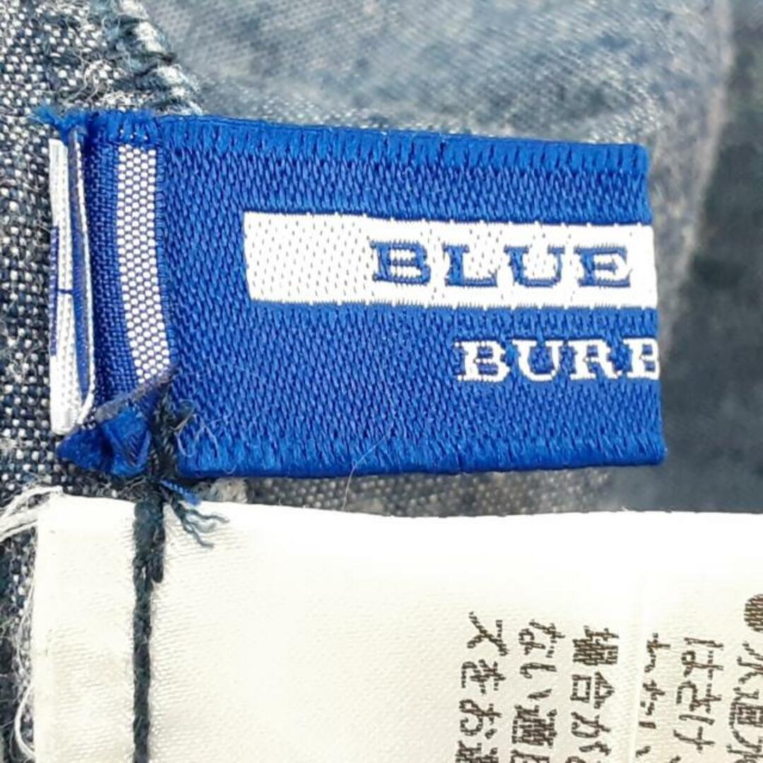 BURBERRY BLUE LABEL(バーバリーブルーレーベル)のBurberry Blue Label(バーバリーブルーレーベル) 長袖シャツブラウス サイズ36 S レディース美品  - ブルー レディースのトップス(シャツ/ブラウス(長袖/七分))の商品写真