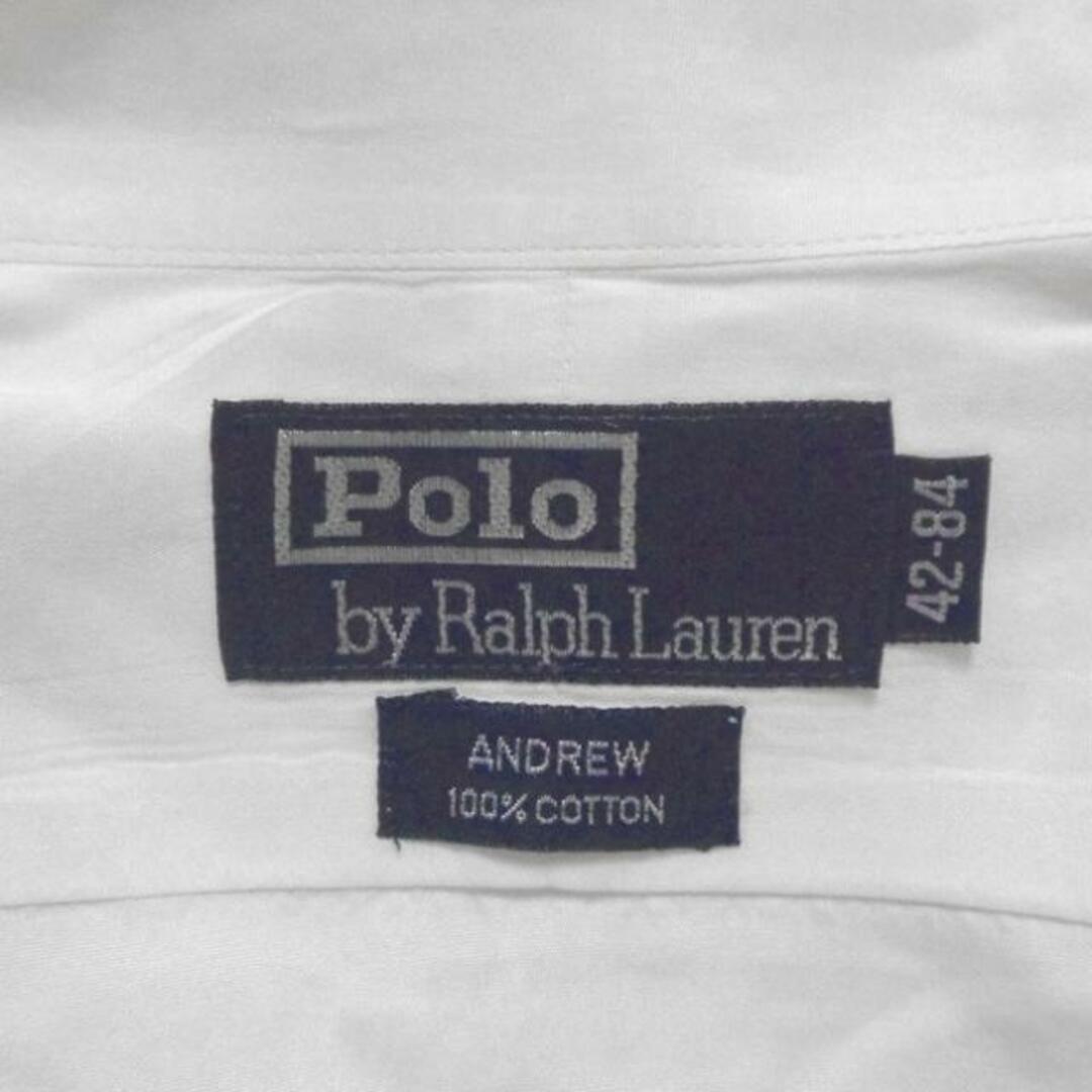 POLO RALPH LAUREN(ポロラルフローレン)のPOLObyRalphLauren(ポロラルフローレン) 長袖シャツ サイズ42-84 メンズ - 白 メンズのトップス(シャツ)の商品写真