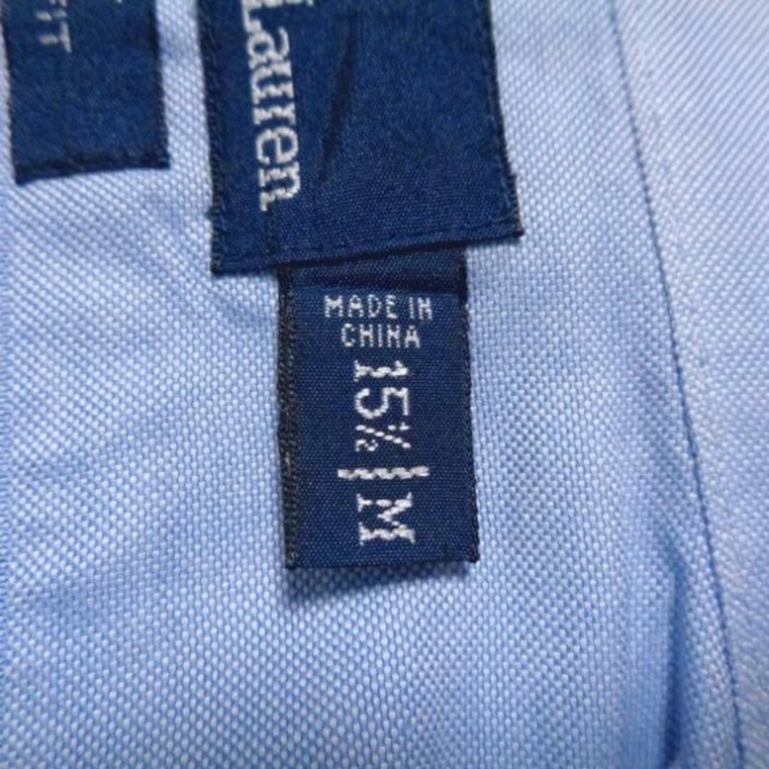 POLO RALPH LAUREN(ポロラルフローレン)のPOLObyRalphLauren(ポロラルフローレン) 長袖シャツ サイズM メンズ - ライトブルー メンズのトップス(シャツ)の商品写真