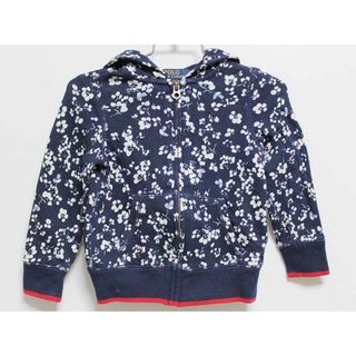 ラルフローレン(Ralph Lauren)の【春物 新入荷!】‡ラルフローレン/Ralph Lauren‡100cm パーカー 紺×白【中古】子供服 キッズ kids 女の子 春秋冬 tops 022042(その他)