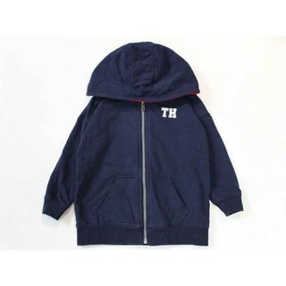 トミーヒルフィガー(TOMMY HILFIGER)の【値下げ!】☆トミーヒルフィガー/TOMMY HILFIGER☆92cm フード付トレーナー/パーカー/スウェット 紺 【中古】子供服 キッズ kids 男の子 春秋 921122 tops(その他)