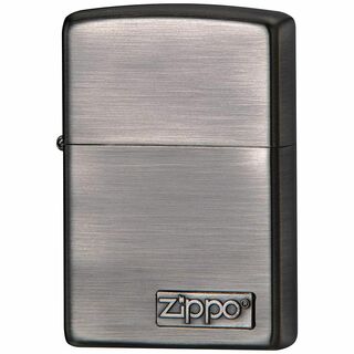 ZIPPO(ジッポー) ライター シルバー メタル エンブレム ロゴ メタル貼り(その他)