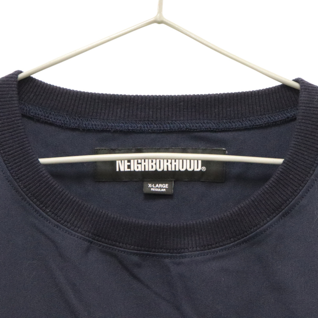 NEIGHBORHOOD(ネイバーフッド)のNEIGHBORHOOD ネイバーフッド 22AW PULLOVER SH LS EC プルオーバー ロゴ刺繍 スウェットトレーナー ネイビー 222TSNH-SHM07 メンズのトップス(スウェット)の商品写真