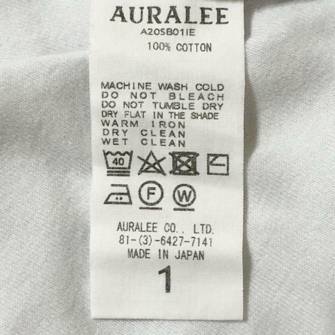 AURALEE(オーラリー)のAURALEE(オーラリー) 七分袖Tシャツ サイズ1 S レディース - ライトブルー FOR IENA レディースのトップス(Tシャツ(長袖/七分))の商品写真