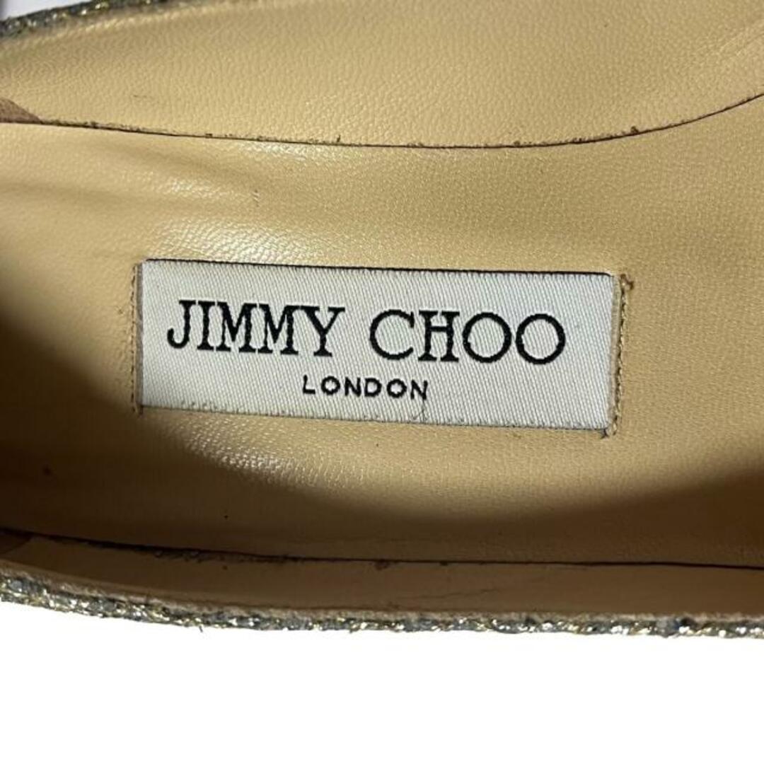 JIMMY CHOO(ジミーチュウ)のJIMMY CHOO(ジミーチュウ) パンプス 35 レディース - シルバー×ゴールド 化学繊維 レディースの靴/シューズ(ハイヒール/パンプス)の商品写真