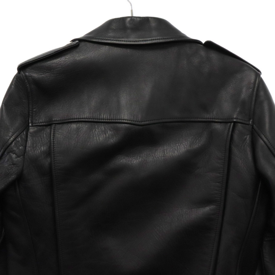 Rags McGREGOR ラグスマックレガー 14AW DOUBLE RIDERS LEATHER JACKET ホースハイド ダブルライダースジャケット ブラック 211144603 メンズのジャケット/アウター(ライダースジャケット)の商品写真