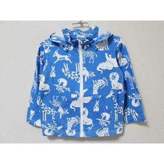 《クレードスコープ/kladskap》110cm パーカー 青×白【中古】子供服 キッズ kids 男の子 春夏 131032 tops