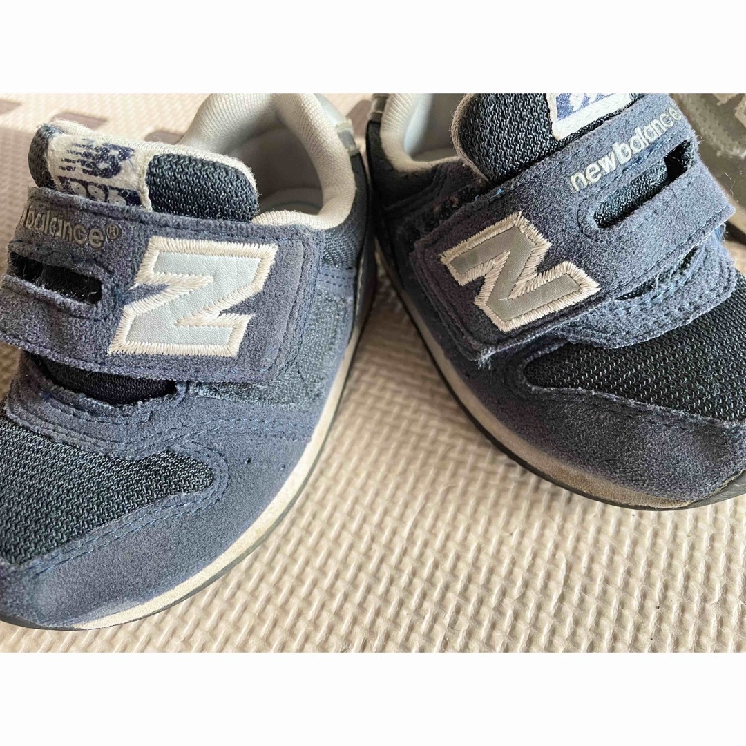 996（New Balance）(キュウキュウロク)のニューバランス　スニーカー　996 ベビー　12.5cm ネイビー　グレー キッズ/ベビー/マタニティのベビー靴/シューズ(~14cm)(スニーカー)の商品写真