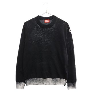 ディーゼル(DIESEL)のDIESEL ディーゼル 24SS K-LARENCE-B KNITWEAR ニット セーター ブラック A11187(ニット/セーター)