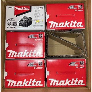 マキタ(Makita)のマキタ BL1860B 5個セット 18V 6.0Ah 純正バッテリー(工具)