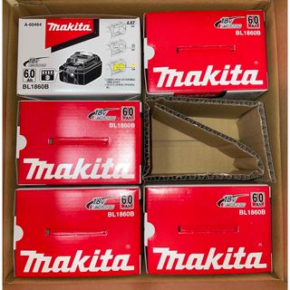 マキタ(Makita)のマキタ BL1860B 5個セット 18V 6.0Ah 純正バッテリー(工具)