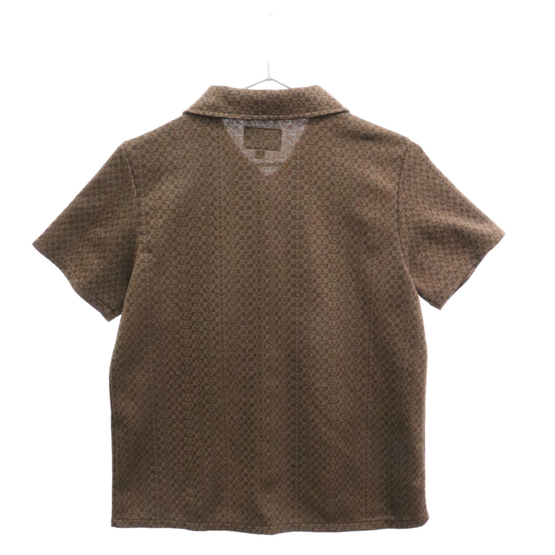 STUSSY(ステューシー)のSTUSSY ステューシー WOMEN Tonal Jacquard Poly Knit 総柄半袖ジャガードシャツ レディース メンズのトップス(シャツ)の商品写真