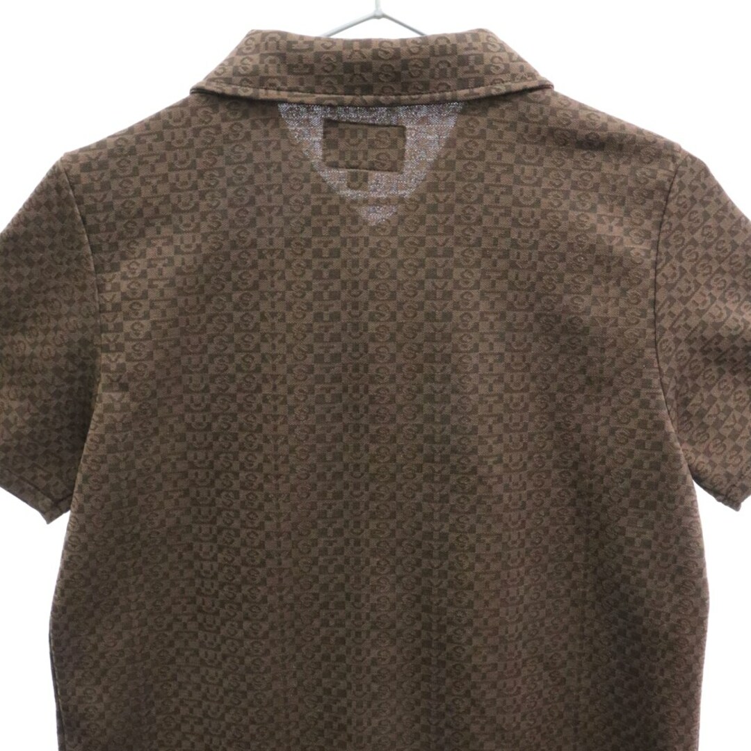 STUSSY(ステューシー)のSTUSSY ステューシー WOMEN Tonal Jacquard Poly Knit 総柄半袖ジャガードシャツ レディース メンズのトップス(シャツ)の商品写真