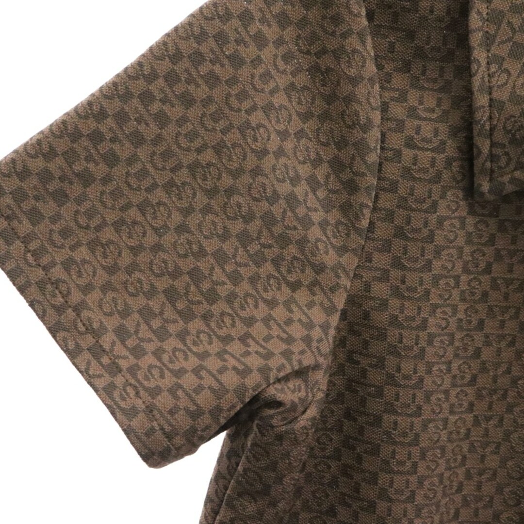 STUSSY(ステューシー)のSTUSSY ステューシー WOMEN Tonal Jacquard Poly Knit 総柄半袖ジャガードシャツ レディース メンズのトップス(シャツ)の商品写真