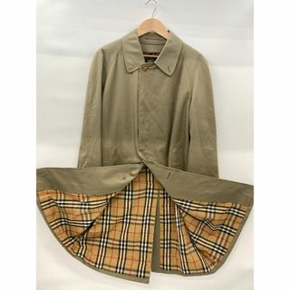 バーバリー(BURBERRY)のBURBERRY バーバリー　ノバチェック　ステンカラー　ヴィンテージ　ベージュ(ステンカラーコート)