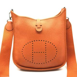 エルメス(Hermes)の良品 HERMES エルメス エヴリン3 PM トリヨン オレンジ SV 金具 ショルダー バッグ k501(ショルダーバッグ)