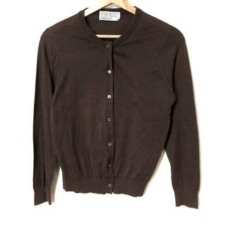 ジョンスメドレー(JOHN SMEDLEY)のJOHN SMEDLEY(ジョンスメドレー) カーディガン サイズXS レディース - ダークブラウン 長袖(カーディガン)