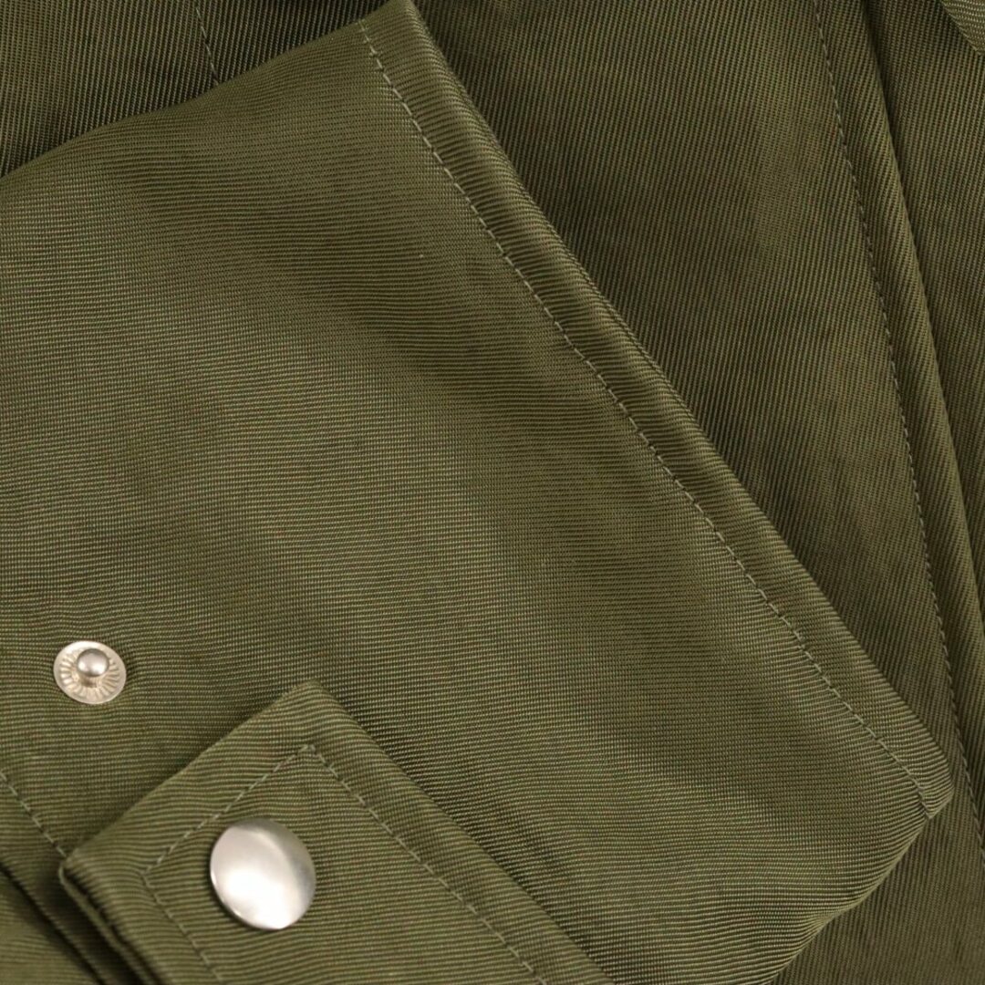 PLAN C プランシー 裏キルティングステンカラーコート カーキ メンズのジャケット/アウター(ステンカラーコート)の商品写真
