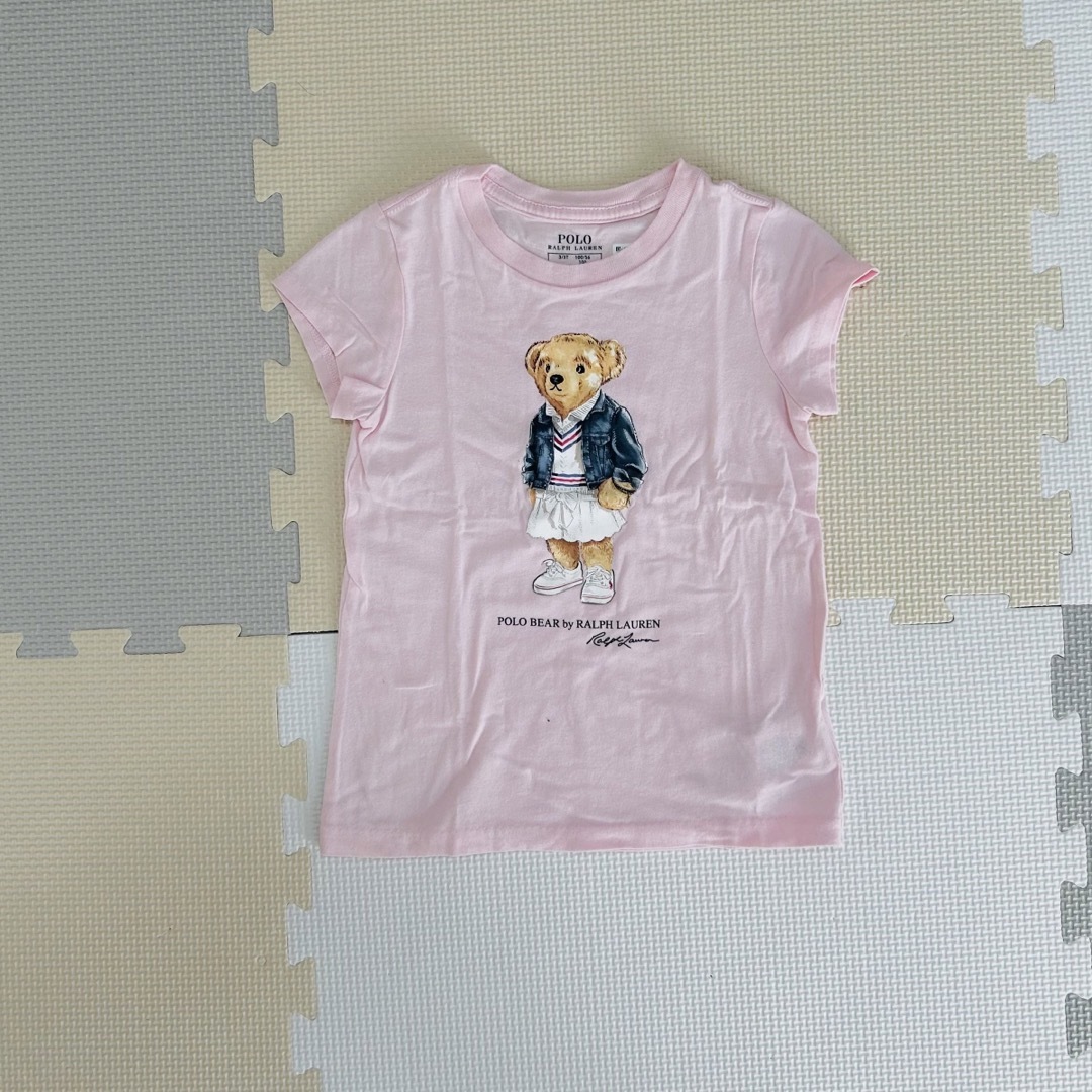 POLO RALPH LAUREN(ポロラルフローレン)のラルフローレン ピンクチェックワンピース キッズ/ベビー/マタニティのキッズ服女の子用(90cm~)(ワンピース)の商品写真