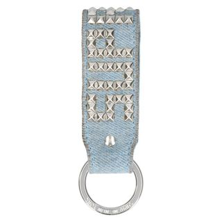 シュプリーム(Supreme)のSUPREME シュプリーム 23SS×HTC Hollywood Trading Company Studded Keychain ハリウッドトレーディングカンパニー デニム スタッズキーチェーン インディゴ(キーホルダー)