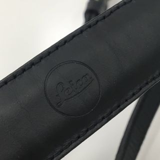 ライカ(LEICA)のLEICA ライカ  純正 キャリングストラップ  ブラック 良品(フィルムカメラ)