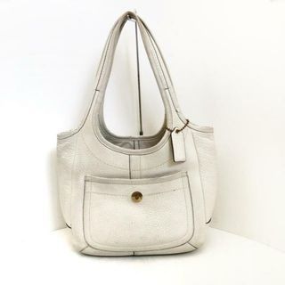 コーチ(COACH)のCOACH(コーチ) トートバッグ エルゴぺブルドレザートート 11615 アイボリー レザー(トートバッグ)