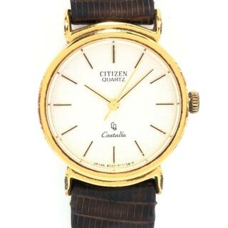 シチズン(CITIZEN)のシチズン 腕時計 カスタリア 4‐850459 S(腕時計)