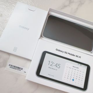 ギャラクシー(Galaxy)のGalaxy 5G Mobile Wi-Fi SCR01 White(その他)