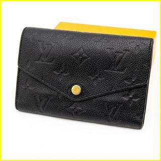 ルイヴィトン(LOUIS VUITTON)の★人気★ ヴィトン 折り財布 アンプラント キュリーズ コンパクト ブラック(財布)