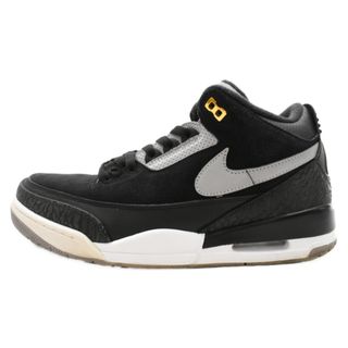 ナイキ(NIKE)のNIKE ナイキ AIR JORDAN 3 RETRO TH エアジョーダン3レトロティンカーハットフィール ハイカットスニーカー ブラック US11 CK4348-007(スニーカー)