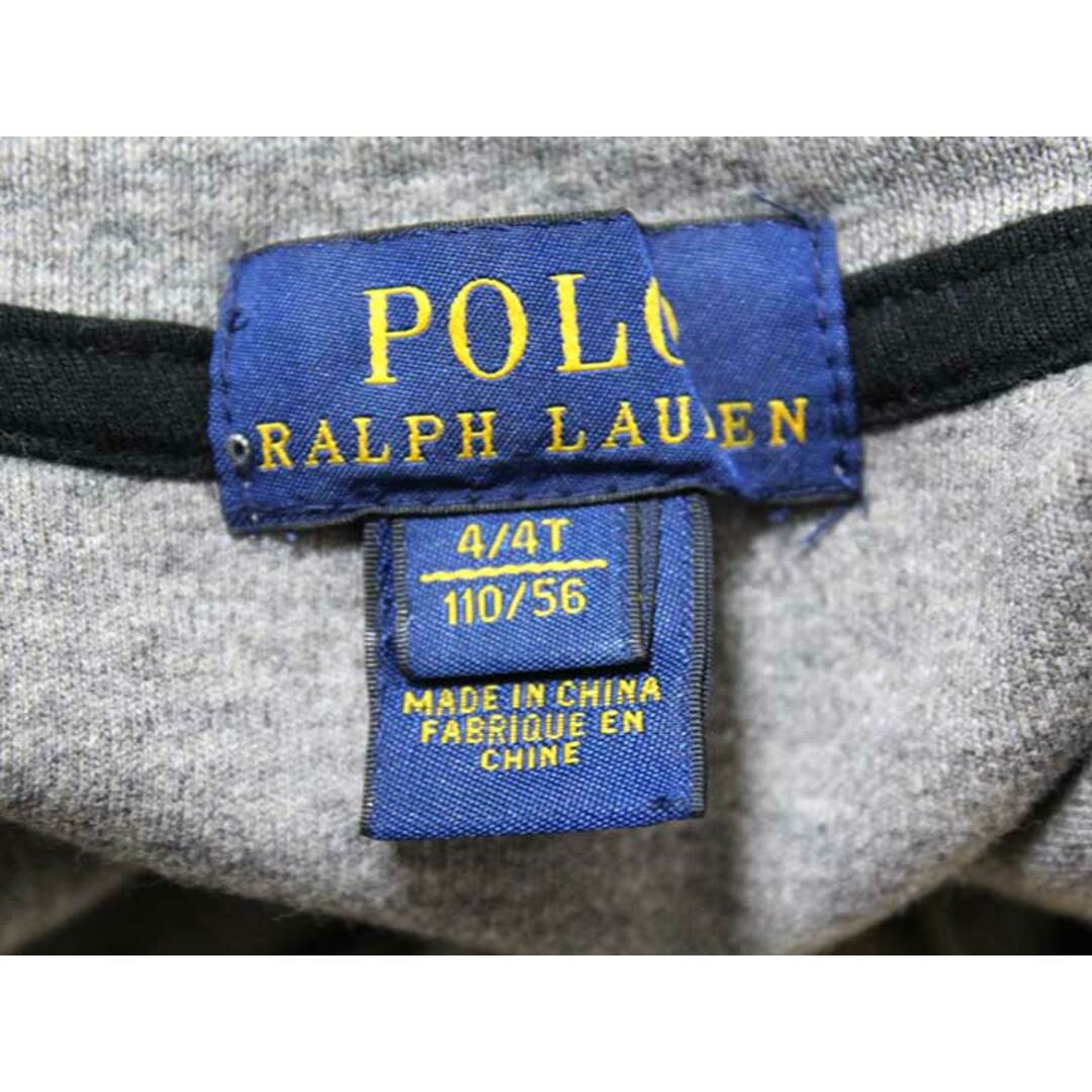 Ralph Lauren(ラルフローレン)の【値下げ!】《ラルフローレン/Ralph Lauren》110cm スウェットブルゾン グレー【中古】子供服 キッズ kids 男の子 春秋 012032 otr キッズ/ベビー/マタニティのベビー服(~85cm)(トレーナー)の商品写真